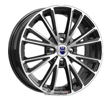 K&K Меандр 6x16 4*98 ET35 DIA58.6 Алмаз черный SK Литой