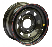 Off Road Wheels УАЗ 7x16 5*139.7 ET0 DIA110.1 Matt black Штампованный