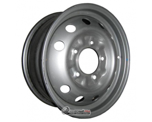 ТЗСК УАЗ Patriot, Hunter 6.5x16 5*139.7 ET40 DIA108.6 Silver Штампованный