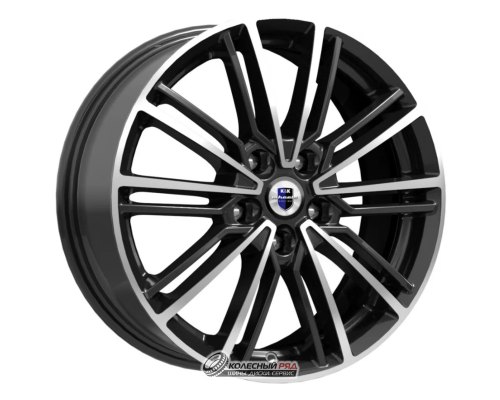 K&K Эрфурт 7x17 5*100 ET40 DIA67.1 Алмаз черный Литой