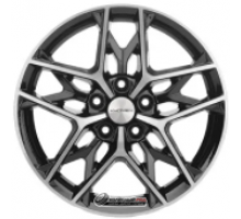 Khomen KHW 1709 7x17 5*114.3 ET50 DIA67.1 Black-FP Литой