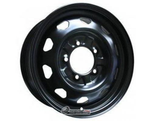 ТЗСК УАЗ Patriot, Hunter 6.5x16 5*139.7 ET40 DIA108.6 Black Штампованный