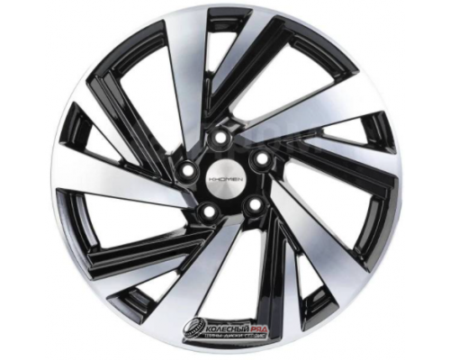 Khomen KHW 1801 7.5x18 5*114.3 ET45 DIA66.1 Black-FP Литой