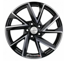Khomen KHW 1714 7x17 5*114.3 ET50 DIA67.1 Black-FP Литой