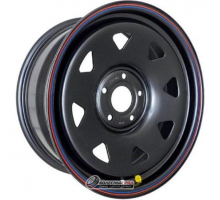 Off Road Wheels Jeep 7x16 5*114.3 ET0 DIA84.1 Black Штампованный