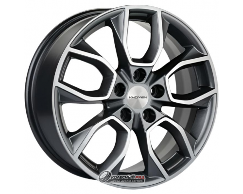 Khomen KHW 1713 7x17 5*114.3 ET48.5 DIA67.1 Gray-FP Литой