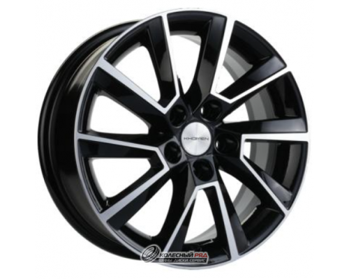 Khomen KHW 1507 6x15 5*100 ET40 DIA57.1 Black-FP Литой