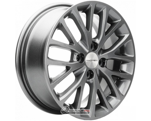 Khomen KHW 1506 6x15 4*100 ET50 DIA60.1 Gray Литой