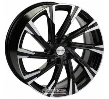 Khomen KHW 1901 7.5x19 5*114.3 ET50.5 DIA67.1 Black-FP Литой