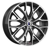 K&K Лилиом 6x16 4*100 ET41 DIA60.1 Алмаз черный Литой