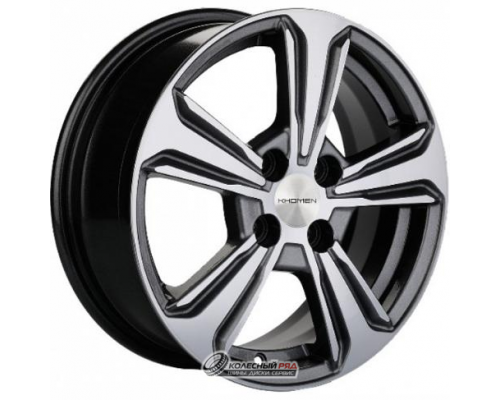 Khomen KHW 1502 6x15 4*100 ET46 DIA54.1 G-Silver-FP Литой