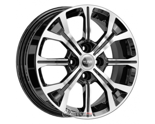 K&K КС945 6x15 4*100 ET46 DIA54.1 Алмаз черный Литой