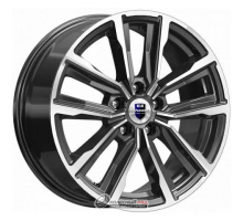 K&K Лацио 7.5x17 5*114.3 ET45 DIA60.1 Алмаз черный Литой