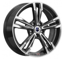 K&K Karrera Light 7x18 5*114.3 ET38 DIA67.1 Алмаз черный Литой