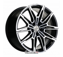 Khomen KHW 1904 8.5x19 5*112 ET30 DIA66.6 Black-FP Литой