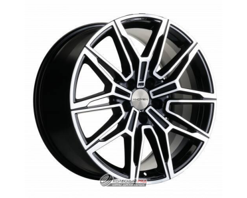 Khomen KHW 1904 8.5x19 5*112 ET30 DIA66.6 Black-FP Литой