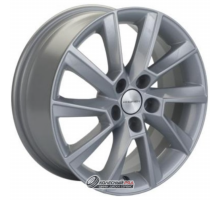 Khomen KHW 1507 6x15 5*105 ET39 DIA56.6 F-Silver Литой