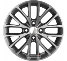 Khomen KHW 1506 6x15 4*100 ET46 DIA54.1 Gray-FP Литой