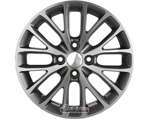 Khomen KHW 1506 6x15 4*100 ET46 DIA54.1 Gray-FP Литой