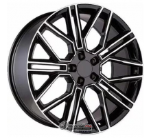 Khomen KHW 2101 9.5x21 5*120 ET49 DIA72.6 Black-FP Литой