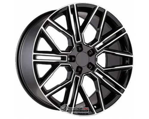 Khomen KHW 2101 9.5x21 5*120 ET49 DIA72.6 Black-FP Литой