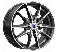 K&K Адамар 6.5x16 5*114.3 ET40 DIA66.1 Алмаз черный Литой