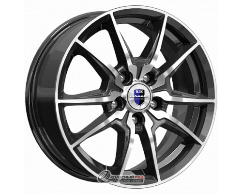 K&K Адамар 6.5x16 5*114.3 ET40 DIA66.1 Алмаз черный Литой