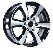 Replica LA TY570 7.5x18 6*139.7 ET25 DIA106.1 BKF Литой