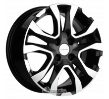 Khomen KHW 1503 6x15 4*100 ET46 DIA54.1 Black-FP Литой