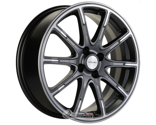 Khomen KHW 1707 6.5x17 4*100 ET44 DIA54.1 Gray-FP Литой