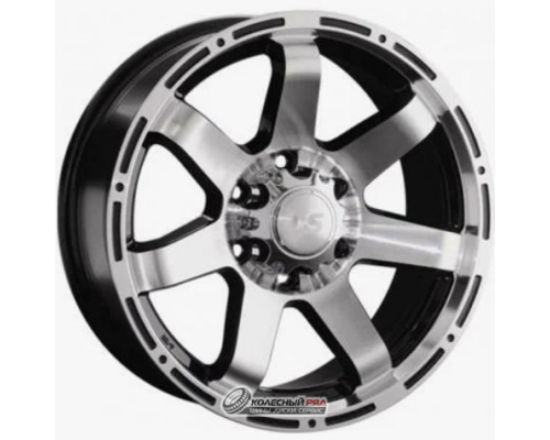 LS 1289 7.5x17 6*139.7 ET25 DIA106.1 BKF Литой