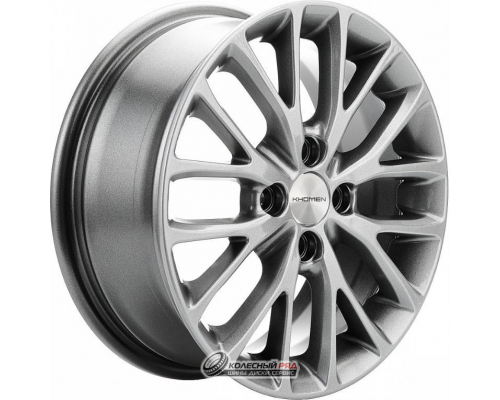 Khomen KHW 1506 6x15 4*100 ET50 DIA60.1 G-Silver Литой