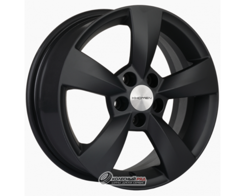 Khomen KHW 1504 6x15 5*100 ET43 DIA57.1 Black Matt Литой
