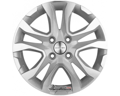 Khomen KHW 1503 6x15 4*100 ET50 DIA60.1 F-Silver-FP Литой