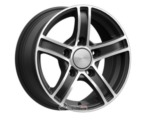 Скад Трофи 6.5x15 5*139.7 ET40 DIA98.5 Алмаз бархат Литой