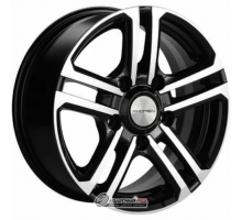 Khomen KHW 1602 6.5x16 5*139.7 ET35 DIA98.5 Black-FP Литой