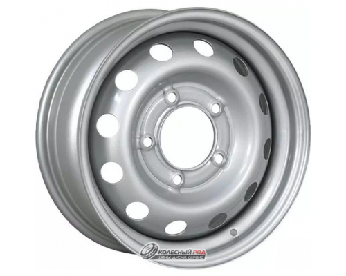 Trebl 64G48L P 6x15 5*139.7 ET48 DIA98.6 Silver Штампованный
