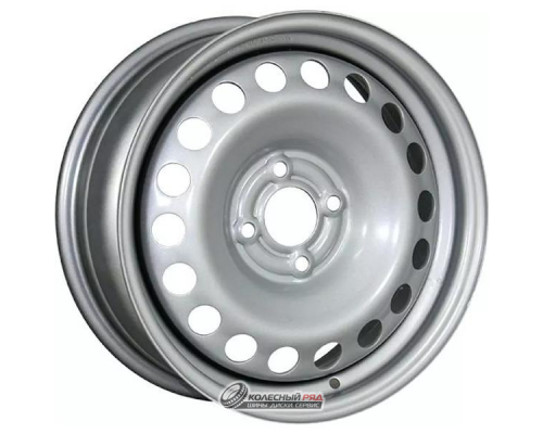 Trebl 64G48L 6x15 5*139.7 ET40 DIA98.6 Silver Штампованный