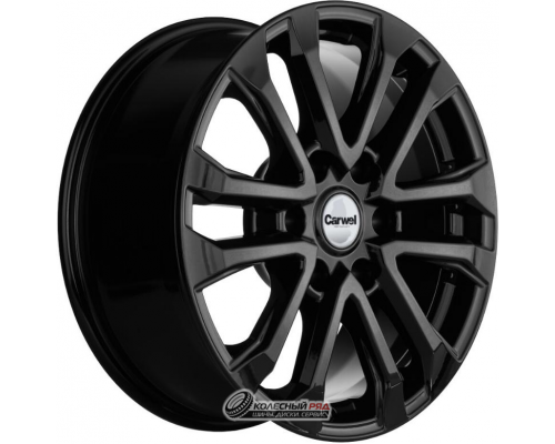 Carwel Пур 7.5x18 6*139.7 ET38 DIA67.1 BL Литой