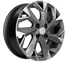 Khomen KHW 1508 6x15 4*100 ET46 DIA54.1 Gray-FP Литой