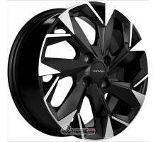 Khomen KHW 1508 6x15 4*100 ET45 DIA56.6 Black-FP Литой