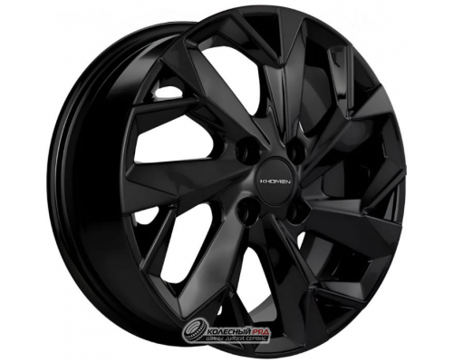 Khomen KHW 1508 6x15 4*100 ET46 DIA54.1 Black Литой