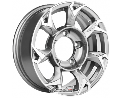 Khomen KHW 1505 5.5x15 5*139.7 ET5 DIA108.1 F-Silver-FP Литой