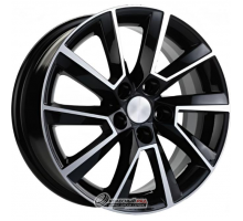 Khomen KHW 1604 6x16 5*100 ET38 DIA57.1 Black-FP Литой
