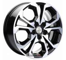 Khomen KHW 1711 6.5x17 5*114.3 ET40 DIA64.1 Black-FP Литой
