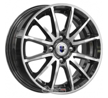 K&K Квант 5.5x14 4*100 ET40 DIA56.6 Алмаз черный Литой