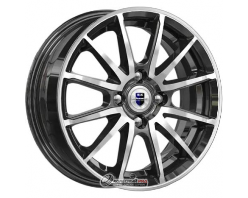 K&K Квант 5.5x14 4*100 ET40 DIA56.6 Алмаз черный Литой