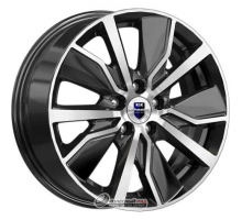 K&K Гамбит 6.5x16 5*112 ET50 DIA57.1 Алмаз черный Литой