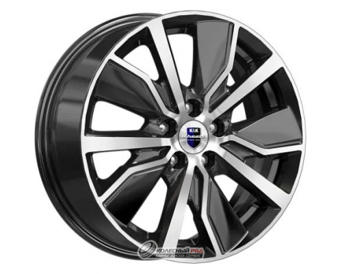 K&K Гамбит 6.5x16 5*112 ET50 DIA57.1 Алмаз черный Литой