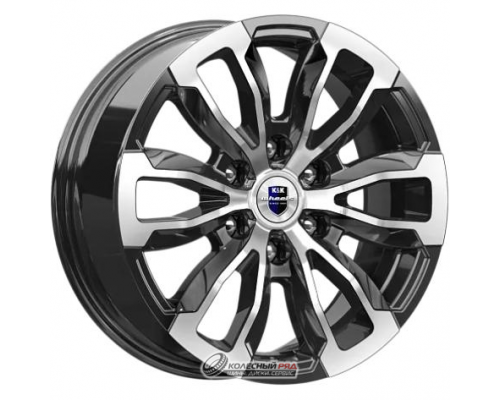 K&K Меконг 7.5x18 6*139.7 ET25 DIA106.1 Алмаз черный Литой